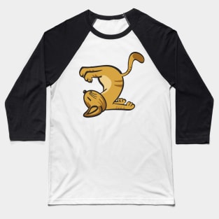 Cat In Different Yoga Poses Baseball T-Shirt